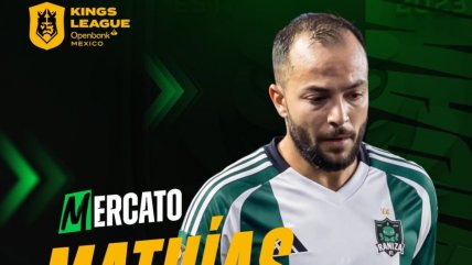   Mathias Vidangossy cambió de club en la Kings League de México 
