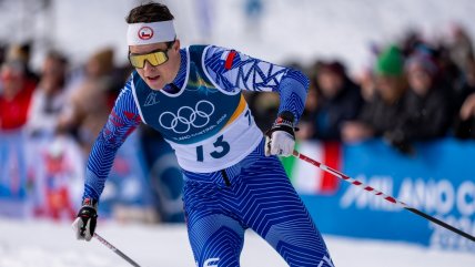   Sebastián Endrestad completó el sprint del esquí de fondo en Milano-Cortina 2026 