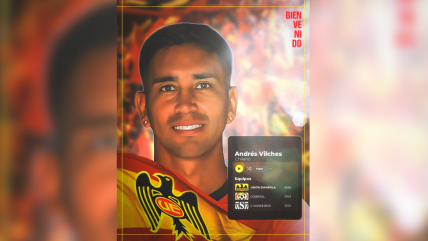   Unión Española presentó a Andrés Vilches como su nuevo refuerzo 