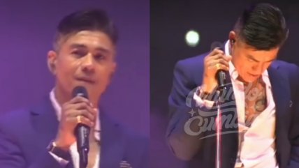 Américo reapareció sobre un escenario tras escándalo con Yamila Reyna