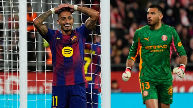 Barcelona sufrió remontada ante Girona y cedió el liderato a Real Madrid en La Liga