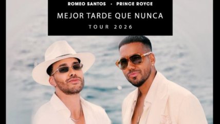   Romeo Santos y Prince Royce llegan a Chile con su gira 