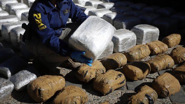 PDI incautó 2,4 toneladas de marihuana en la Provincia de El Loa