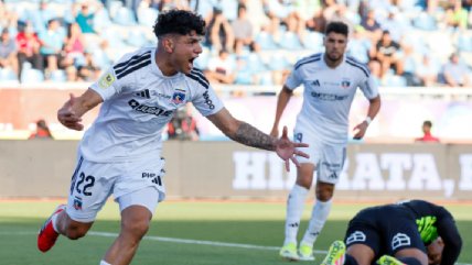  [VIDEO] Colo Colo aprovechó un rebote y tomó ventaja con gol de Aquino  