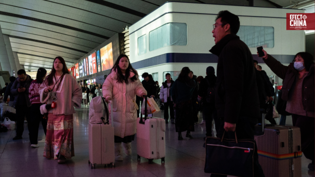 China registra más de 2.800 millones de desplazamientos en vacaciones por Año Nuevo lunar