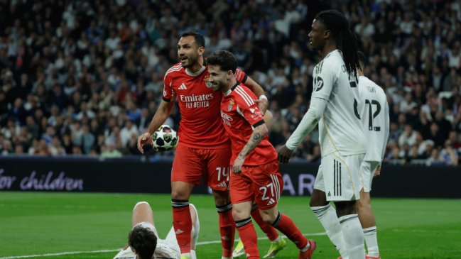 [VIDEO] Benfica pegó primero ante Real Madrid en el 