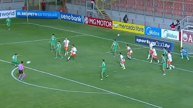 [VIDEO] Matus anotó un golazo de zurda para Audax Italiano ante Cobresal en la Sudamericana