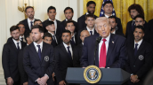Donald Trump recibió a Lionel Messi y al plantel de Inter Miami en la Casa Blanca