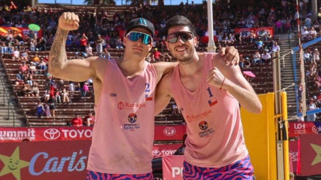 Duplas chilenas sumaron plata y bronce en el Circuito Sudamericano de Vóleibol Playa