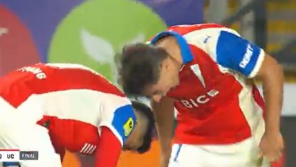   ¡Tensión cruzada! Clemente Montes le dio un cabezazo a Matías Palavecino en agónica derrota de la UC 