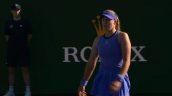 [VIDEO] Andreeva insultó al público tras ser eliminada de Indian Wells