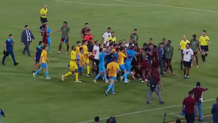   [VIDEOS] La gran pelea que cerró la revancha de Tolima y O'Higgins en la Libertadores 