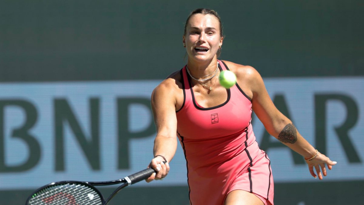 Aryna Sabalenka batió a Linda Noskova y jugará por tercera vez la final de Indian Wells