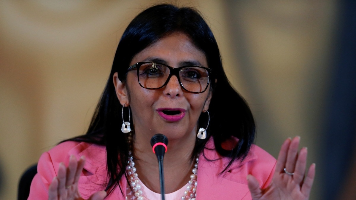 Delcy Rodríguez afirmó que Venezuela "muy pronto" izará su bandera en la embajada en EE.UU.