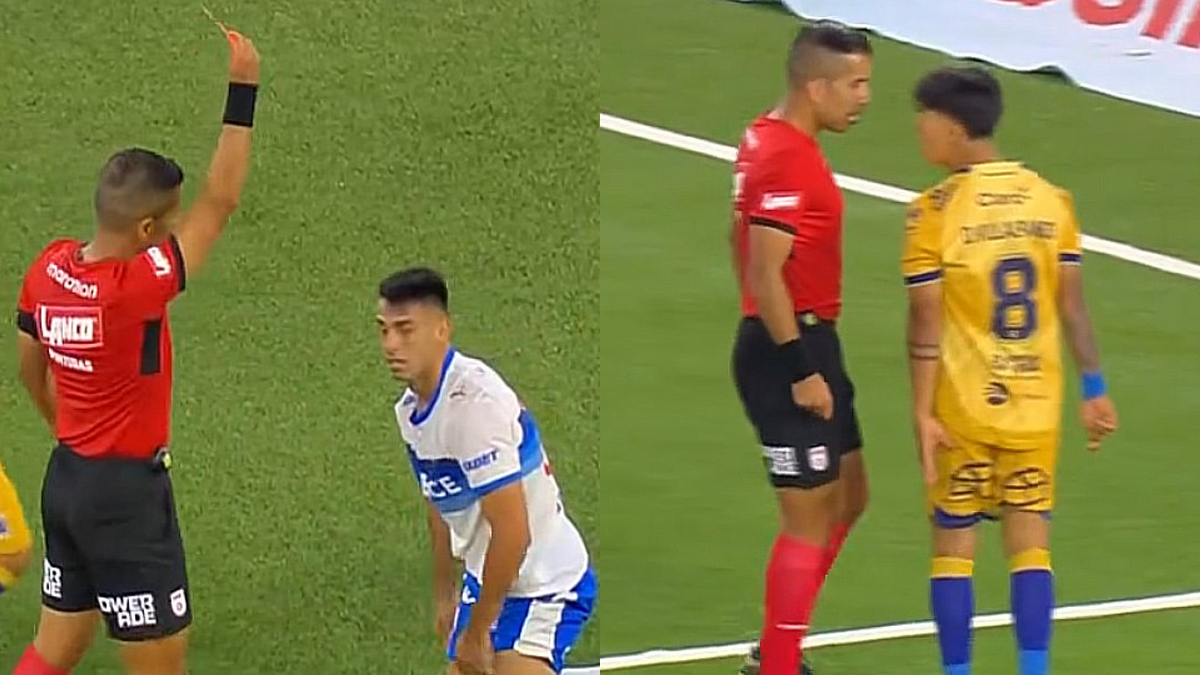 [VIDEO] Las expulsiones de Díaz y Villalpando en el empate de la UC y Everton