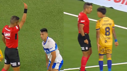   [VIDEO] Las expulsiones de Díaz y Villalpando en el empate de la UC y Everton 