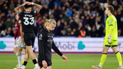   Manchester City empató con West Ham y cedió puntos claves en la pelea por el título 
