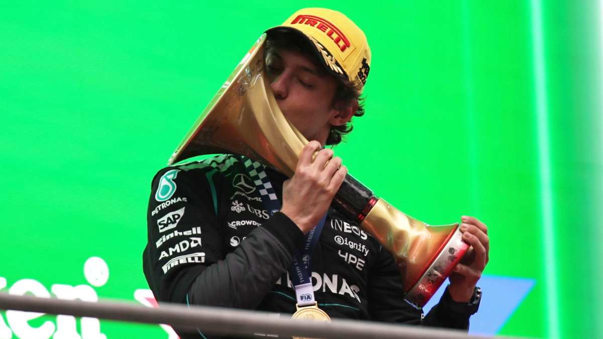 El inédito festejo de Kimi Antonelli coronó en China otro gran fin de semana de Mercedes