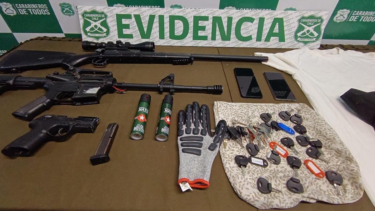 Concepción: Cae banda que utilizaba inédito "programador de llaves" para robar autos