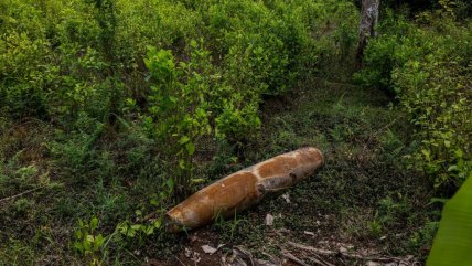 Colombia detonó de forma controlada una bomba hallada en frontera con Ecuador