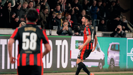   [VIDEO] El gol que le devolvió la vida a Midtjylland de Osorio ante Nottingham Forest en la Europa League 