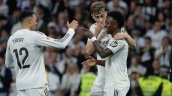 Real Madrid ganó el derbi ante Atlético de Madrid con un doblete de Vinícius Junior