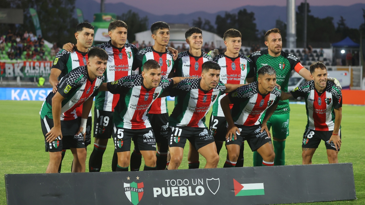 Palestino anunció que jugará la Copa Sudamericana en La Cisterna