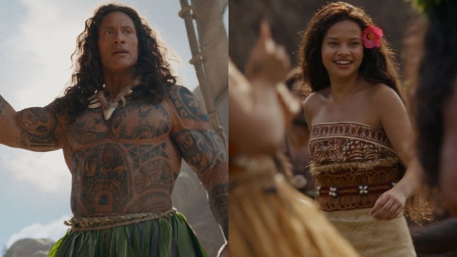 Dwayne Johnson se luce como Maui en live action de 