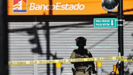   Detienen a sujeto tras intento de asalto en sucursal de BancoEstado en Providencia 