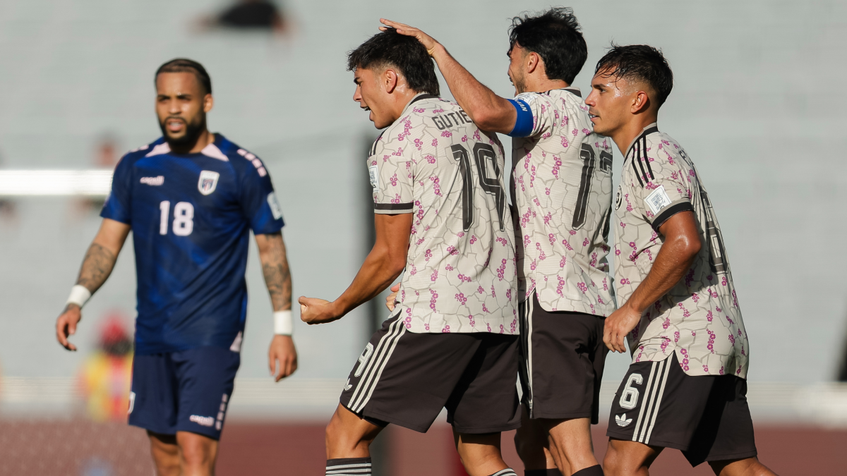 La celebración de La Roja con cuatro goles ante Cabo Verde en el FIFA Series