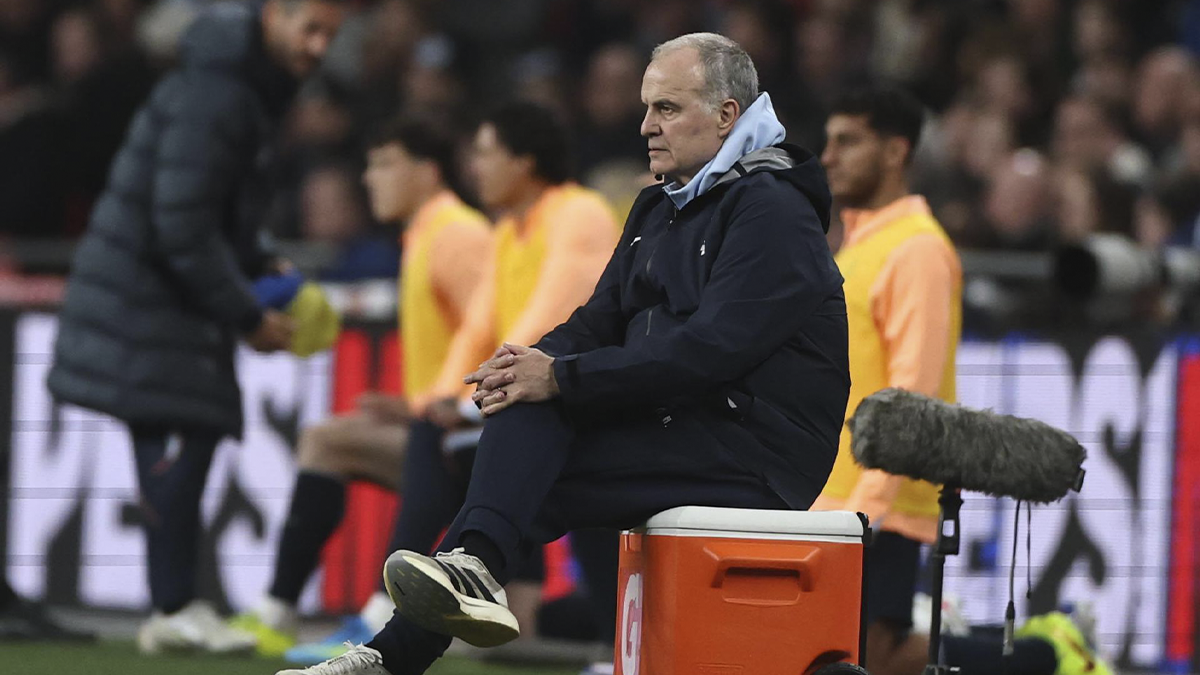 Bielsa lamentó el empate de Uruguay en Wembley: "Creamos poco peligro"