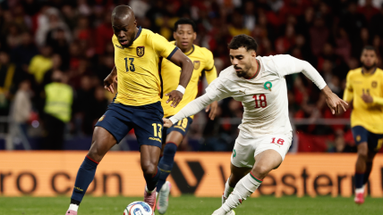 Marruecos le arrebató un agónico empate a Ecuador en su prueba rumbo al Mundial