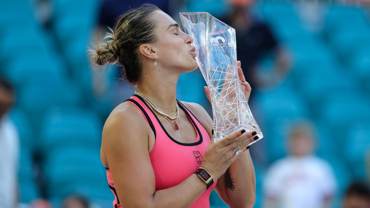 Sabalenka reina en Miami y se une al selecto club del "Sunshine Double"