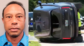 Tiger Woods volcó su auto bajo efectos de sustancias: Fue liberado tras varias horas detenido