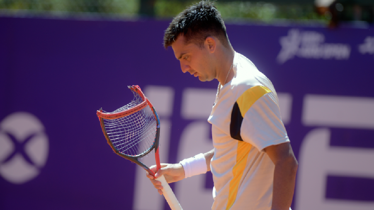 Tomás Barrios cayó ante Murkel Dellien en su debut en el Challenger de Sao Leopoldo