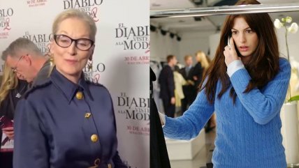   La reacción de Meryl Streep al reencontrarse con el suéter de 