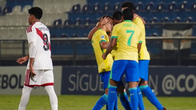 Brasil goleó a Perú y sigue imparable en el Sudamericano Sub 17
