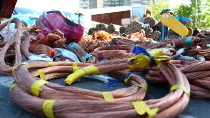 PDI desbarató red de exportación de cobre robado en amplio operativo nacional