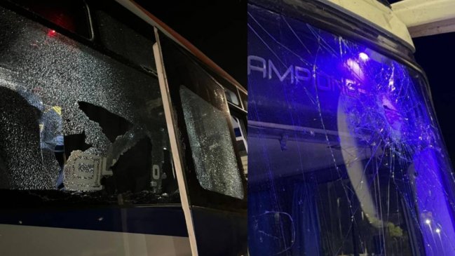 Periodista argentino denunció múltiples ataques a buses con hinchas de Boca Juniors