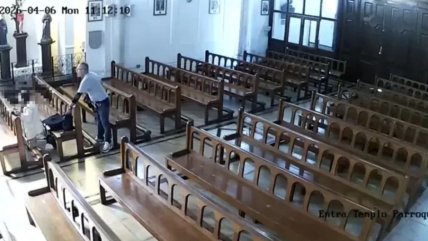 Feligresa que sufrió robo en iglesia de Concepción contó que el ladrón le devolvió todo