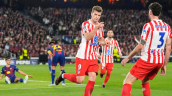 Atlético de Madrid sorprendió a Barcelona y tomó ventaja en la serie por cuartos de Champions
