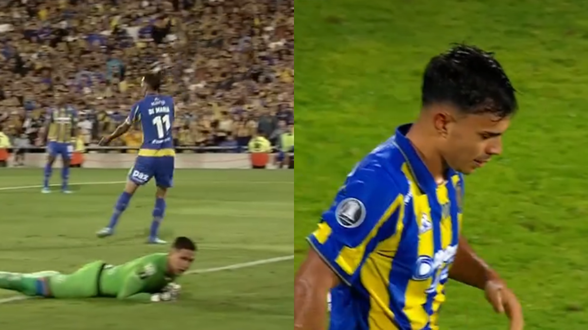 [VIDEO] No le devolvió el pase: Di María estalló de furia con Vicente Pizarro en Rosario Central