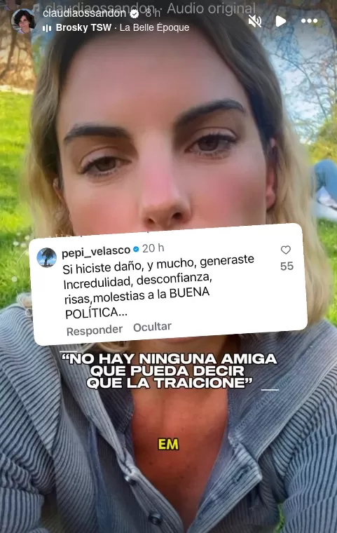 Pepi Velasco criticó a Maite Orsini