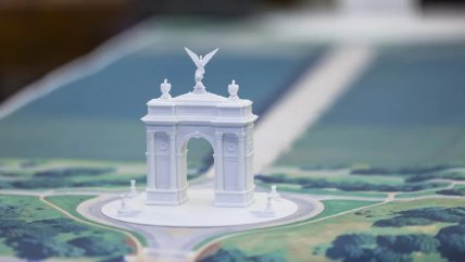   La Casa Blanca presentó el diseño del arco del triunfo de Trump para Washington 