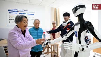   Centro en Shandong entrena robots para asistir a personas mayores 