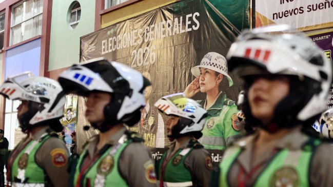 Perú desplegó a más de 100.000 policías y militares para resguardar elecciones generales