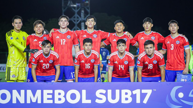 La Roja sub 17 enfrenta a Ecuador en la crucial última fecha grupal del Sudamericano