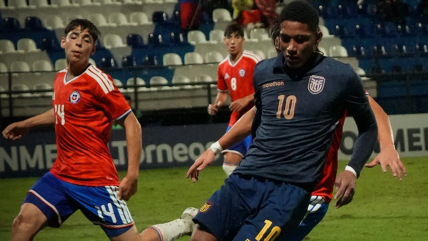 La Roja sub 17 cae con Ecuador en la crucial última fecha del Sudamericano