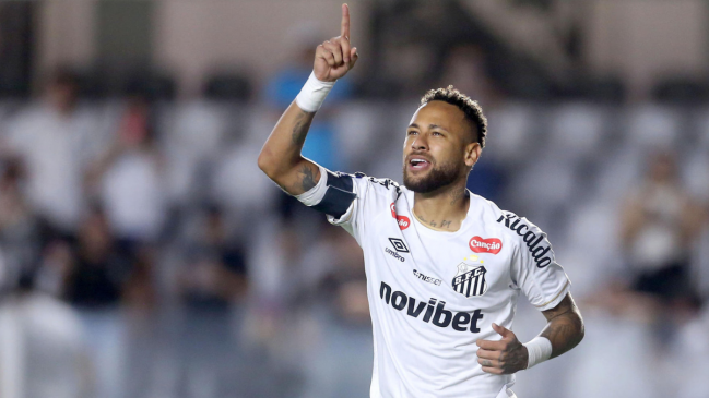 [VIDEO] Neymar anotó en el empate de Santos ante Recoleta por la Copa Sudamericana