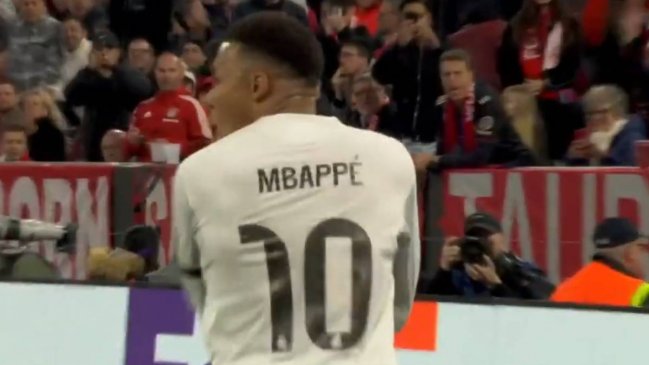   [VIDEO] Kylian Mbappé retomó la ventaja para Real Madrid en partidazo ante Bayern Munich 